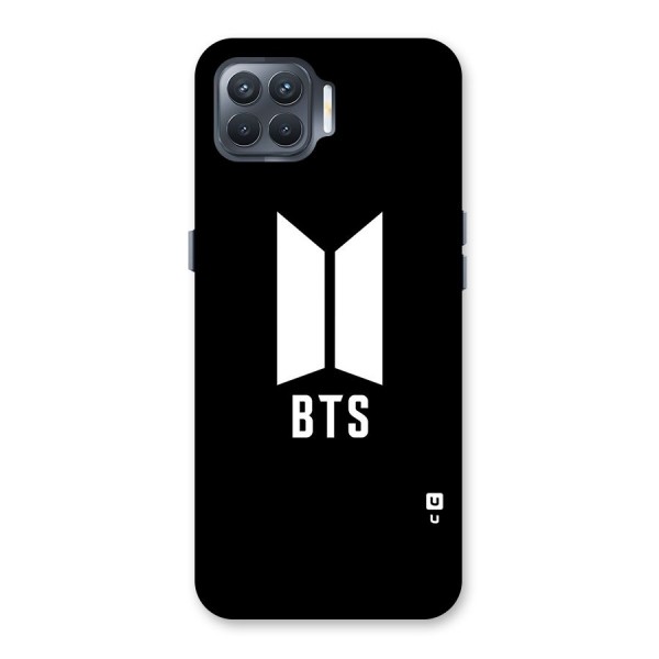 BTS Logo Black Back Case for Oppo F17 Pro