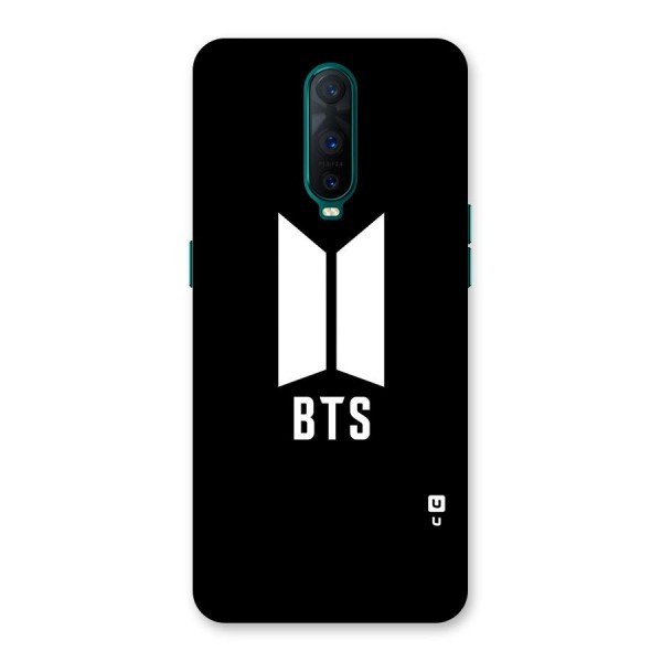 BTS Logo Black Back Case for Oppo R17 Pro