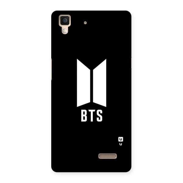 BTS Logo Black Back Case for Oppo R7