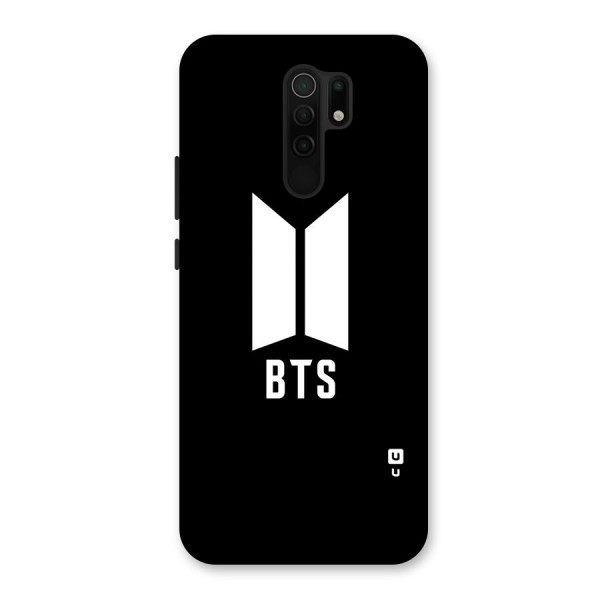 BTS Logo Black Back Case for Poco M2