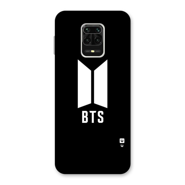 BTS Logo Black Back Case for Poco M2 Pro