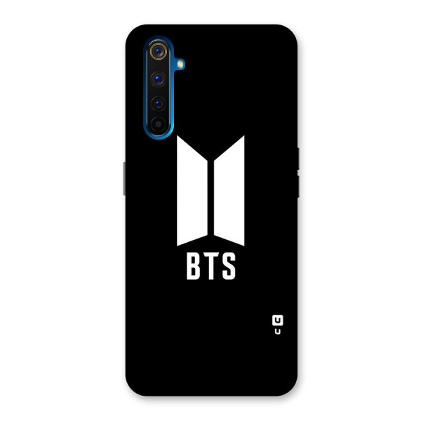 BTS Logo Black Back Case for Realme 6 Pro