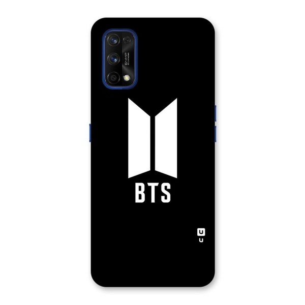 BTS Logo Black Back Case for Realme 7 Pro