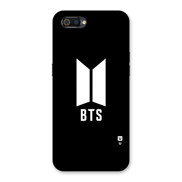 BTS Logo Black Back Case for Realme C2