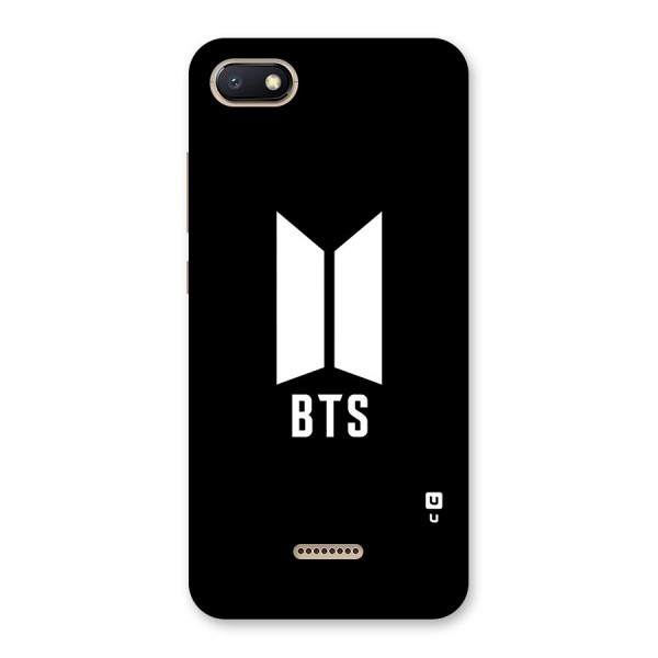 BTS Logo Black Back Case for Redmi 6A