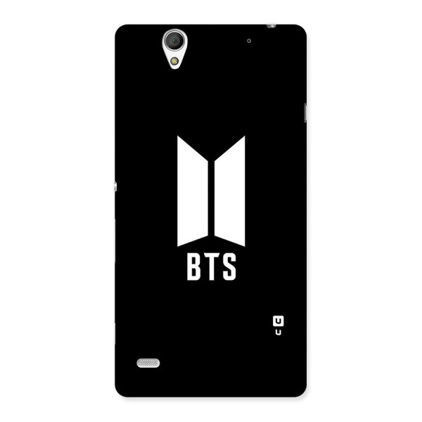 BTS Logo Black Back Case for Sony Xperia C4