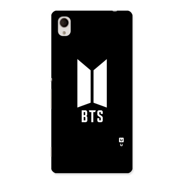 BTS Logo Black Back Case for Sony Xperia M4