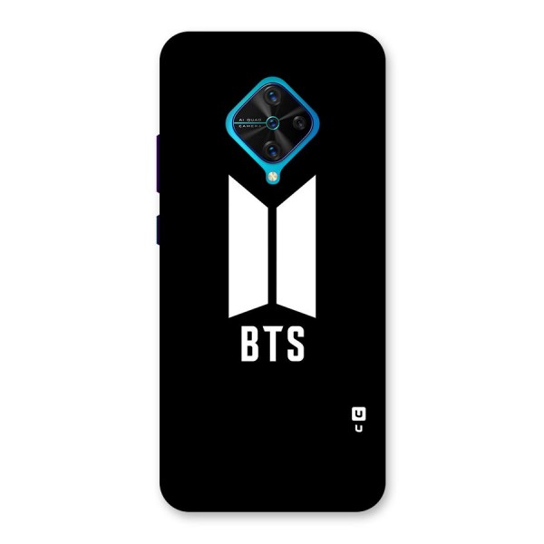 BTS Logo Black Back Case for Vivo S1 Pro