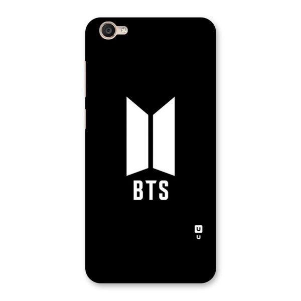 BTS Logo Black Back Case for Vivo Y55s