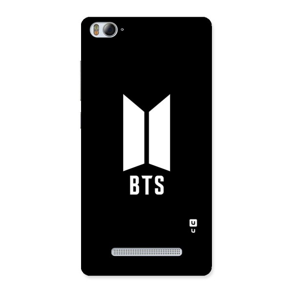 BTS Logo Black Back Case for Xiaomi Mi4i