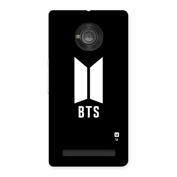 BTS Logo Black Back Case for Yu Yuphoria