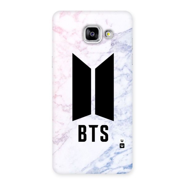 BTS Logo Marble Print Back Case for Galaxy A5 2016