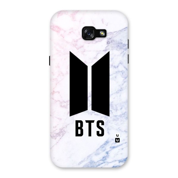 BTS Logo Marble Print Back Case for Galaxy A7 (2017)