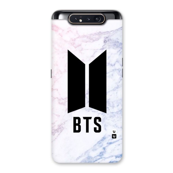 BTS Logo Marble Print Back Case for Galaxy A80