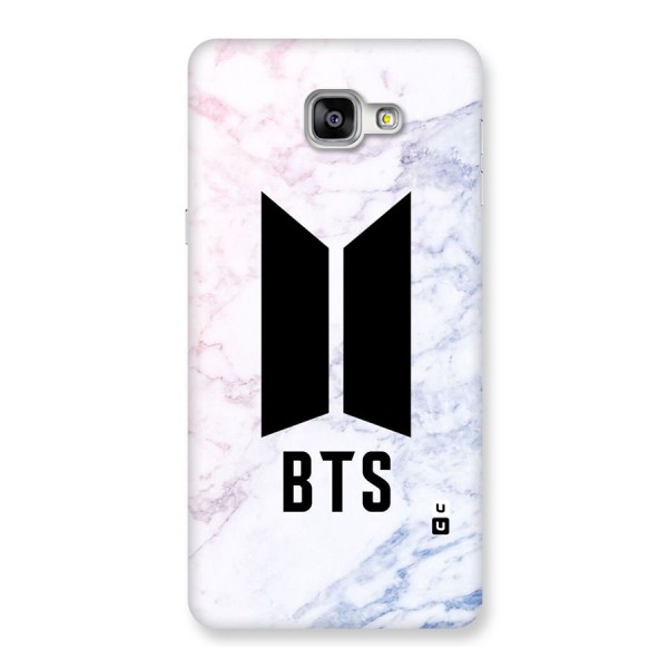 BTS Logo Marble Print Back Case for Galaxy A9