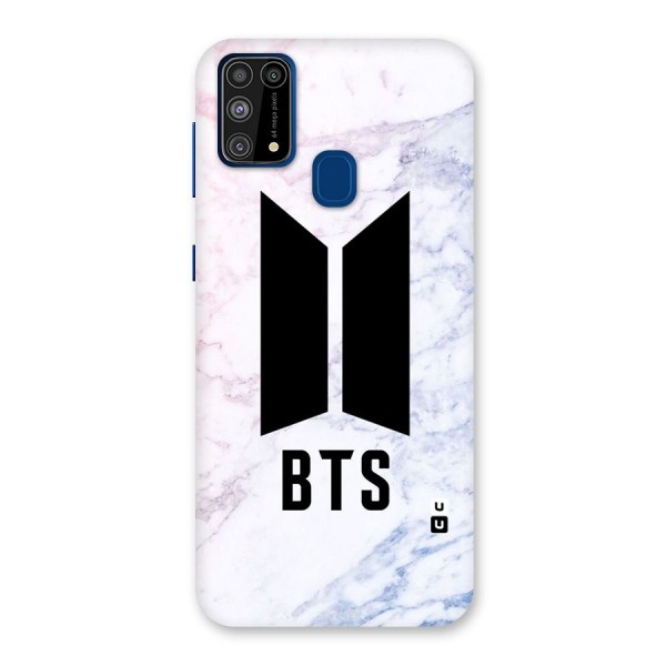 BTS Logo Marble Print Back Case for Galaxy F41