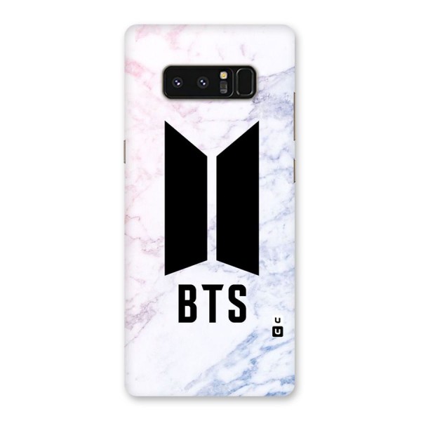 BTS Logo Marble Print Back Case for Galaxy Note 8