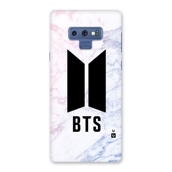 BTS Logo Marble Print Back Case for Galaxy Note 9