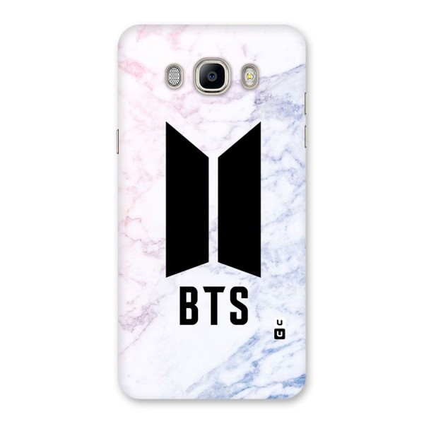 BTS Logo Marble Print Back Case for Galaxy On8