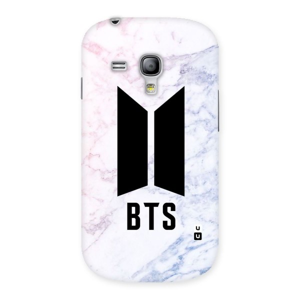 BTS Logo Marble Print Back Case for Galaxy S3 Mini