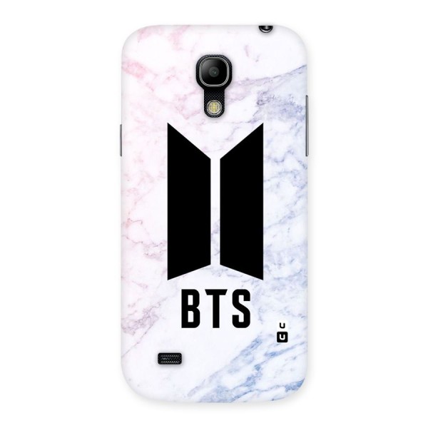 BTS Logo Marble Print Back Case for Galaxy S4 Mini