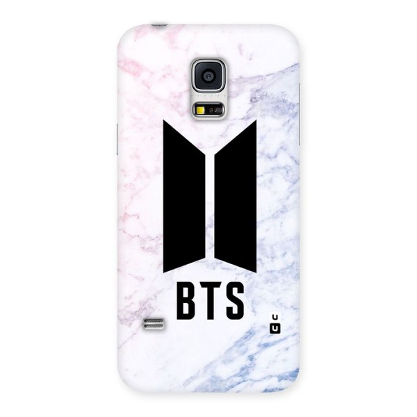 BTS Logo Marble Print Back Case for Galaxy S5 Mini