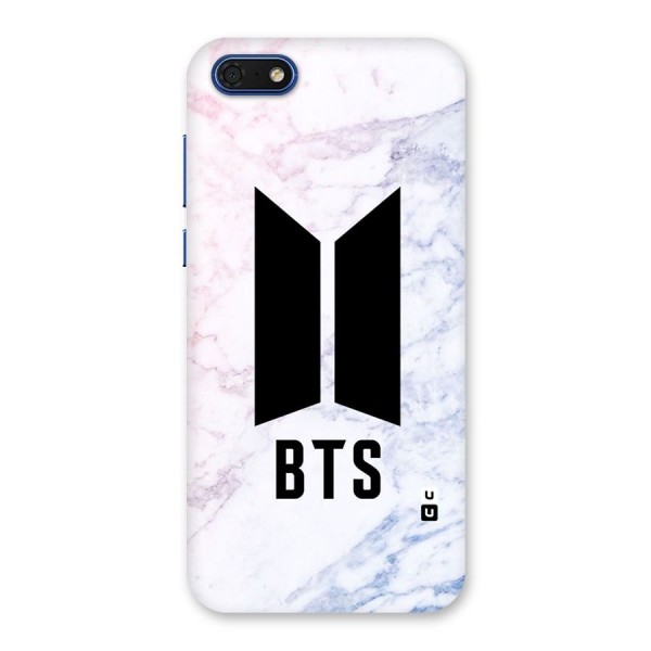 BTS Logo Marble Print Back Case for Honor 7s