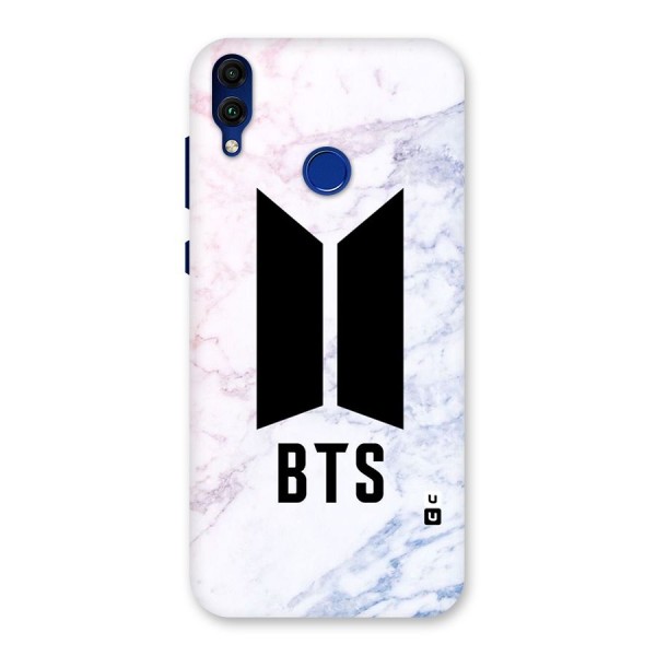 BTS Logo Marble Print Back Case for Honor 8C