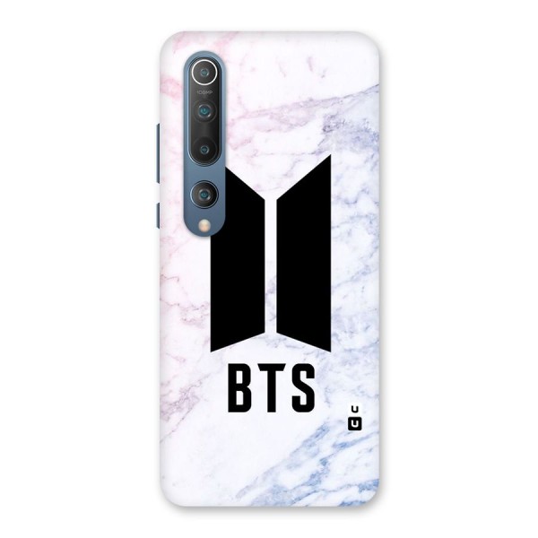 BTS Logo Marble Print Back Case for Mi 10