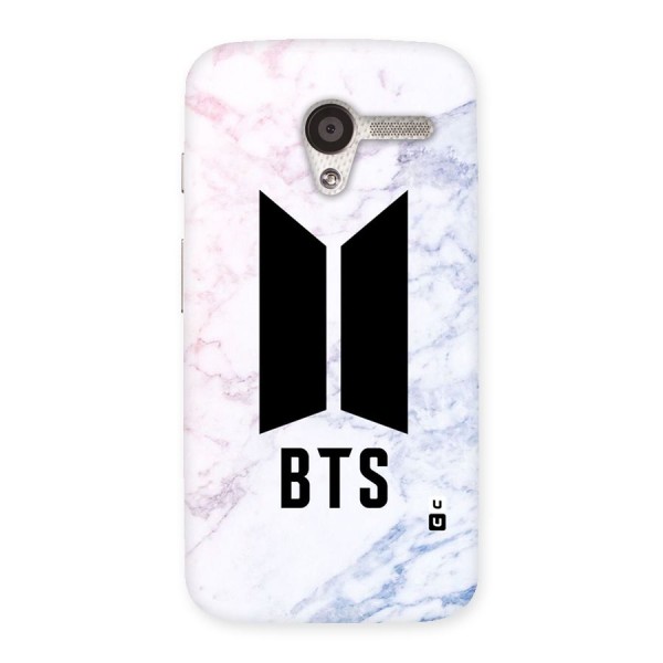 BTS Logo Marble Print Back Case for Moto X