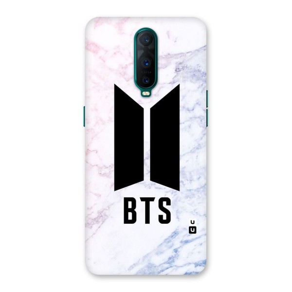 BTS Logo Marble Print Back Case for Oppo R17 Pro