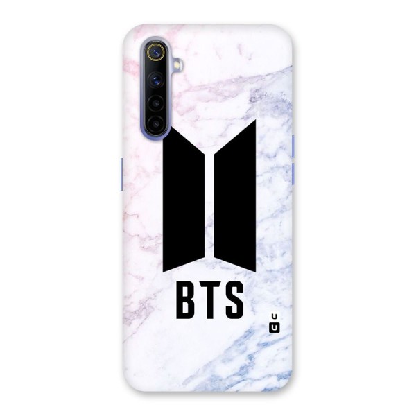 BTS Logo Marble Print Back Case for Realme 6