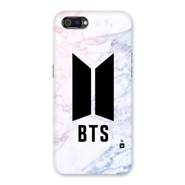 BTS Logo Marble Print Back Case for Realme C2