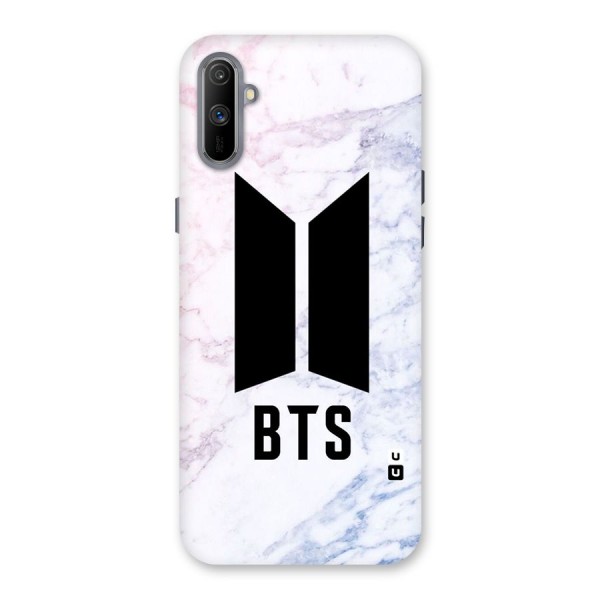 BTS Logo Marble Print Back Case for Realme C3