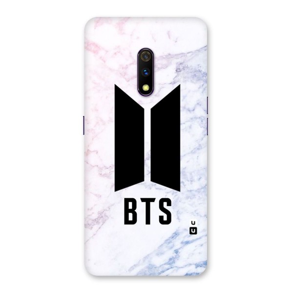 BTS Logo Marble Print Back Case for Realme X