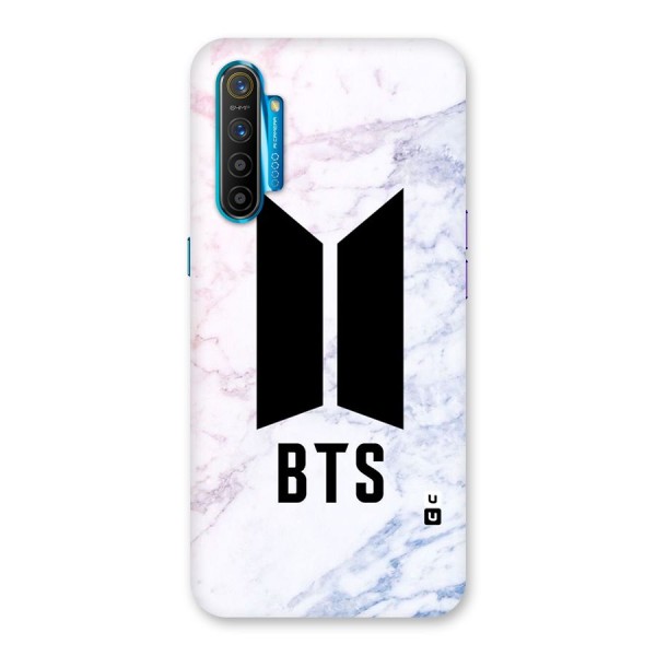 BTS Logo Marble Print Back Case for Realme XT