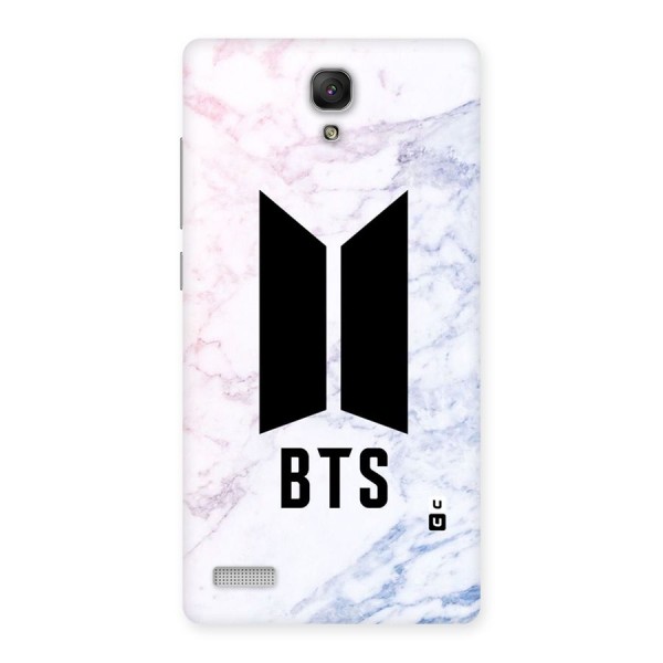 BTS Logo Marble Print Back Case for Redmi Note