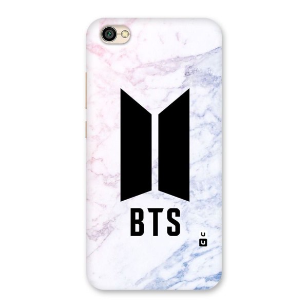 BTS Logo Marble Print Back Case for Redmi Y1 Lite