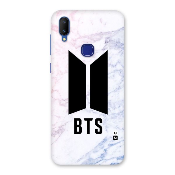 BTS Logo Marble Print Back Case for Vivo V11