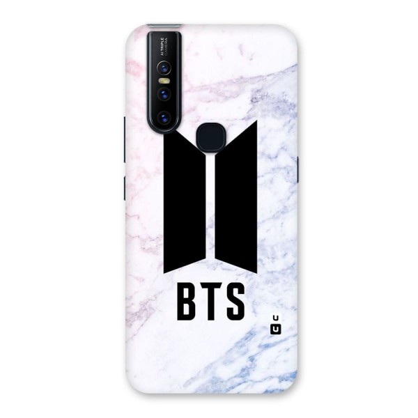 BTS Logo Marble Print Back Case for Vivo V15