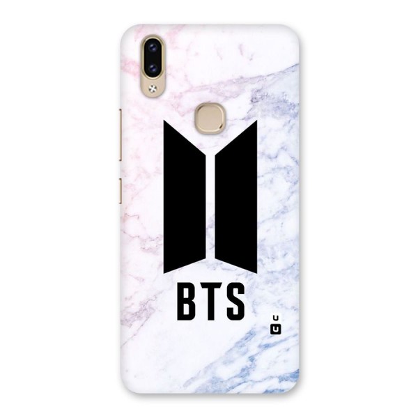 BTS Logo Marble Print Back Case for Vivo V9