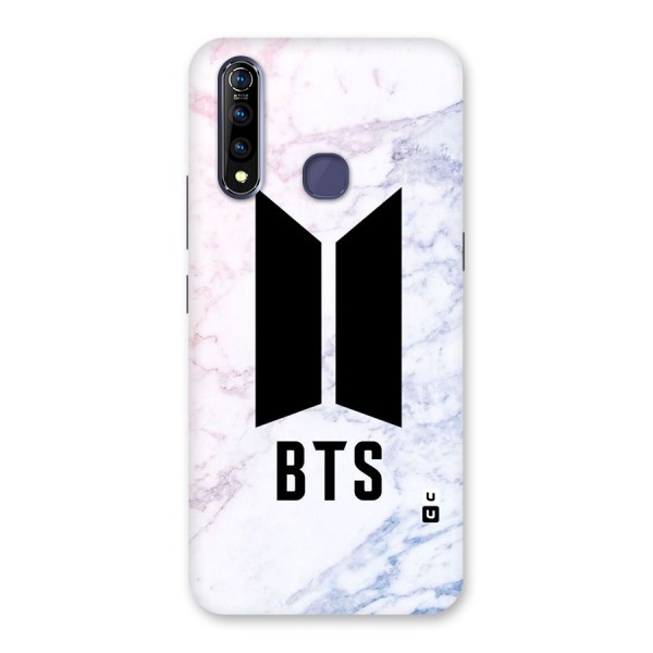 BTS Logo Marble Print Back Case for Vivo Z1 Pro