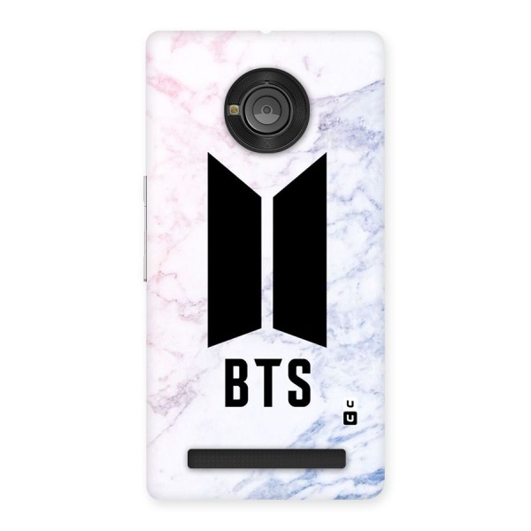 BTS Logo Marble Print Back Case for Yu Yuphoria