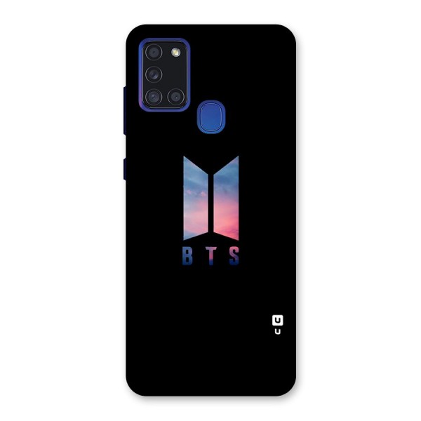 BTS Logo Sky Back Case for Galaxy A21s