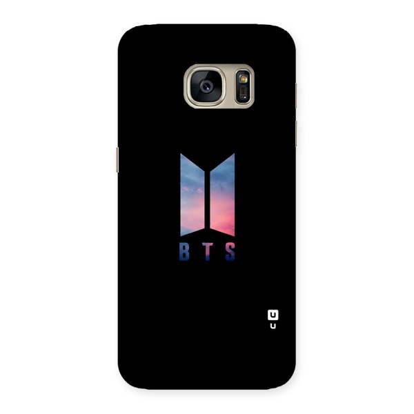 BTS Logo Sky Back Case for Galaxy S7