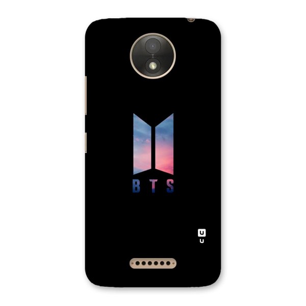 BTS Logo Sky Back Case for Moto C Plus