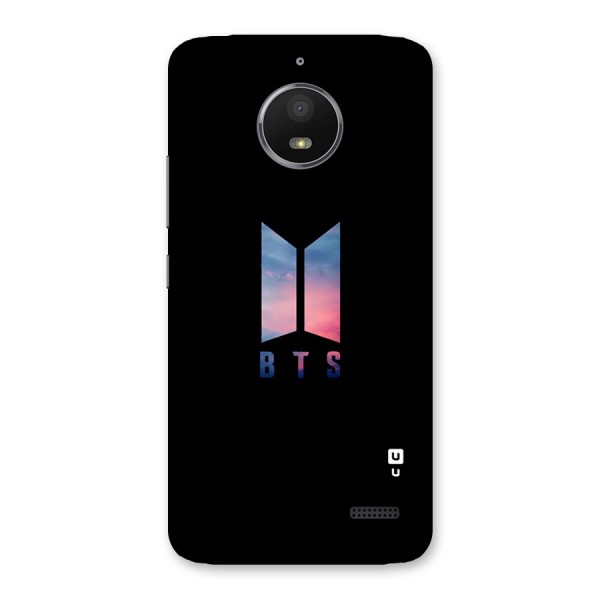 BTS Logo Sky Back Case for Moto E4