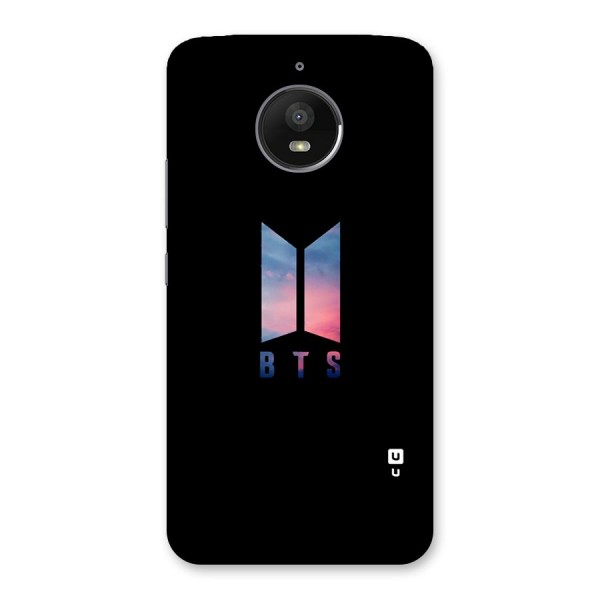 BTS Logo Sky Back Case for Moto E4 Plus