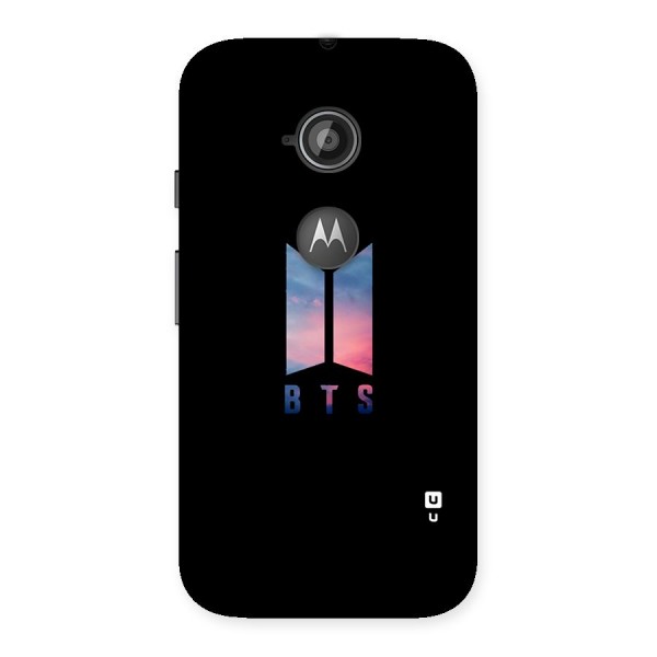 BTS Logo Sky Back Case for Moto E 2nd Gen