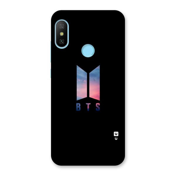 BTS Logo Sky Back Case for Redmi 6 Pro